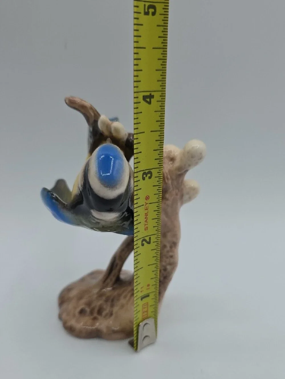 Goebel Blue and Yellow Ceramic Titmouse Figurine
